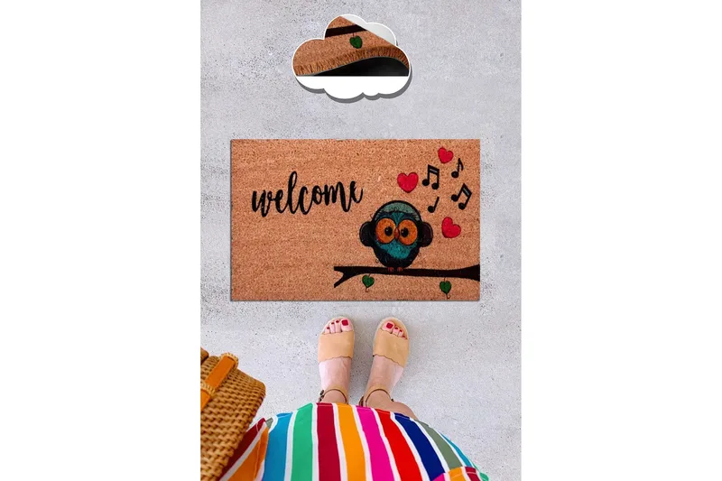 Chilai Dørmåtte 40x60 cm - PVC/Multifarvet - Tekstiler - Tæpper - Hall måtte