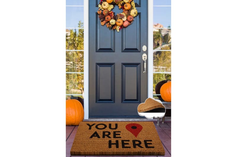 Chilai Dørmåtte 40x60 cm - PVC/Multifarvet - Tekstiler - Tæpper - Hall måtte