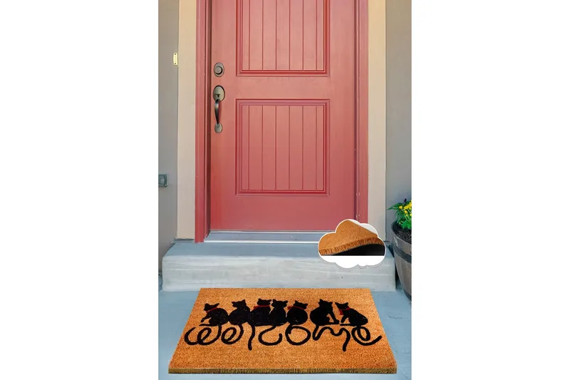 Chilai Dørmåtte 40x60 cm - PVC/Multifarvet - Tekstiler - Tæpper - Hall måtte