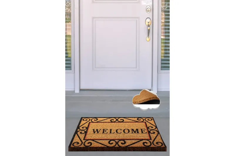 Chilai Dørmåtte 40x60 cm - PVC/Multifarvet - Tekstiler - Tæpper - Hall måtte