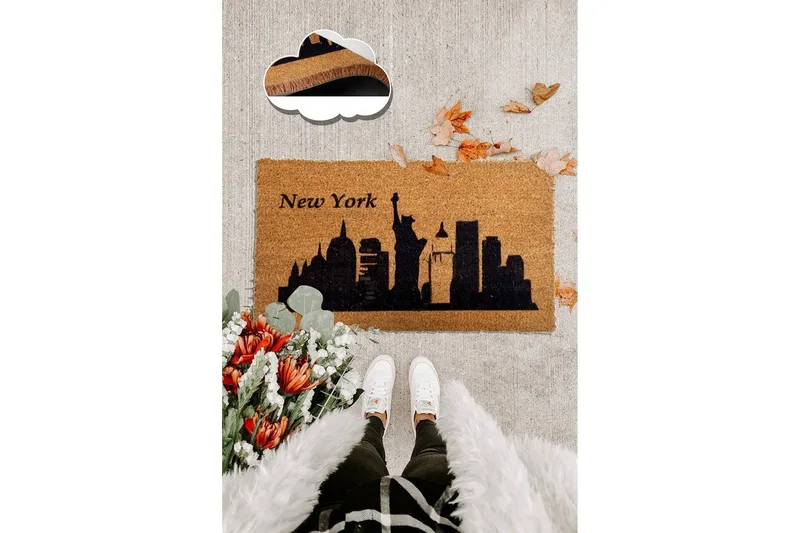 Chilai Dørmåtte 40x60 cm - PVC/Multifarvet - Tekstiler - Tæpper - Hall måtte