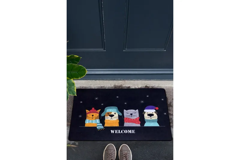 Chilai Dørmåtte 45x70 cm - PVC/Multifarvet - Tekstiler - Tæpper - Hall måtte