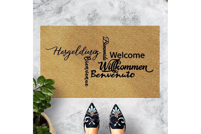 Chilai Dørmåtte 45x70 cm - PVC/Multifarvet - Tekstiler - Tæpper - Små tæpper