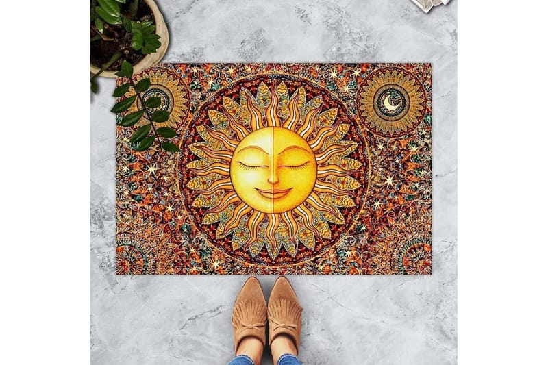 Chilai Dørmåtte 45x70 cm - PVC/Multifarvet - Tekstiler - Tæpper - Små tæpper
