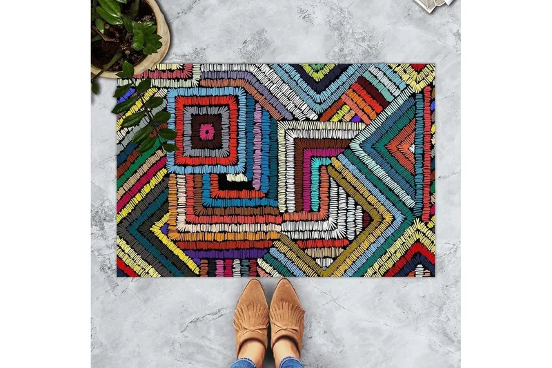 Chilai Dørmåtte 45x70 cm, PVC/Multifarvet