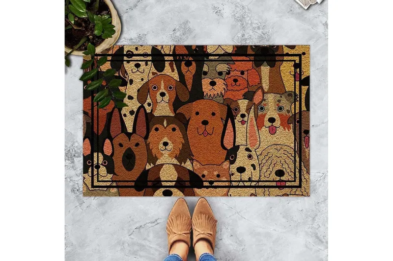 Chilai Dørmåtte 45x70 cm, PVC/Multifarvet