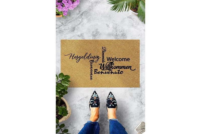 Chilai Dørmåtte 45x70 cm - PVC/Multifarvet - Tekstiler - Tæpper - Små tæpper