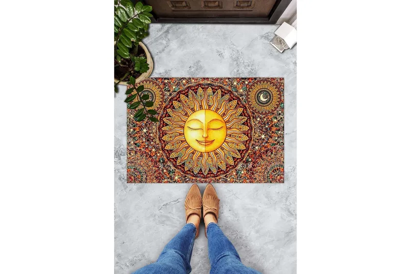 Chilai Dørmåtte 45x70 cm - PVC/Multifarvet - Tekstiler - Tæpper - Hall måtte