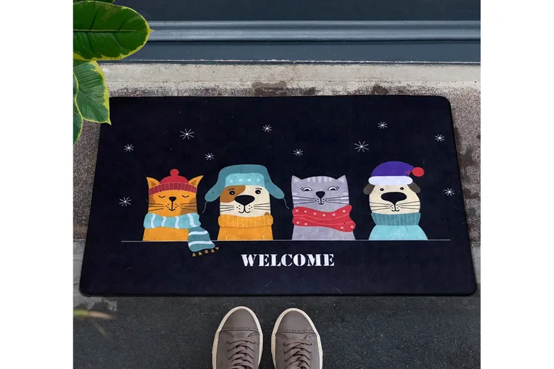 Chilai Dørmåtte 45x70 cm, PVC/Multifarvet