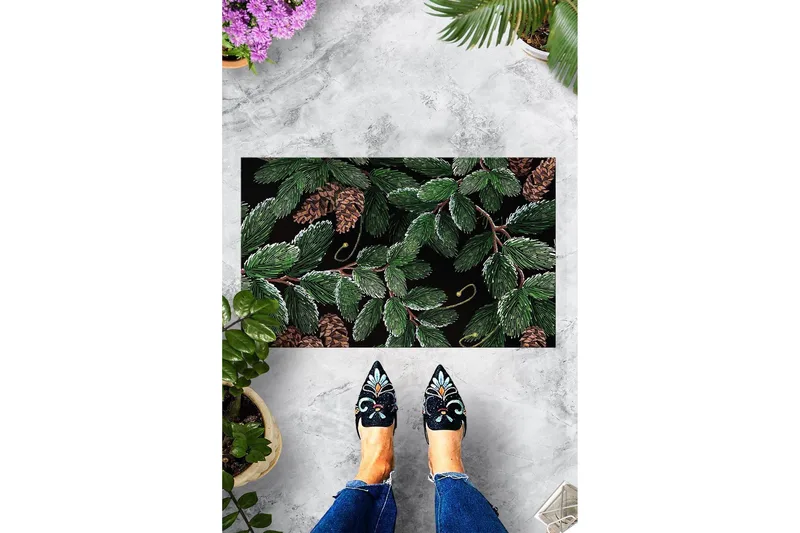 Chilai Dørmåtte 45x70 cm - PVC/Multifarvet - Tekstiler - Tæpper - Hall måtte