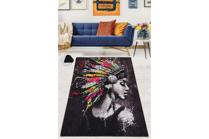 Chilai Tæppe 80x120 cm - Multifarvet - Tekstiler - Tæpper - Små tæpper