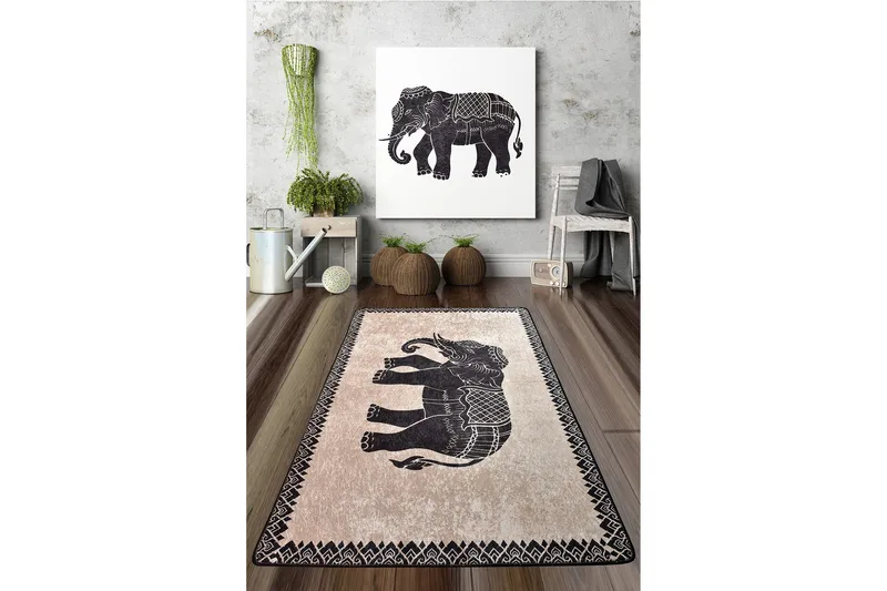 Chilai Tæppe 80x150 cm - Multifarvet - Tekstiler - Tæpper - Moderne tæppe - Wiltontæpper