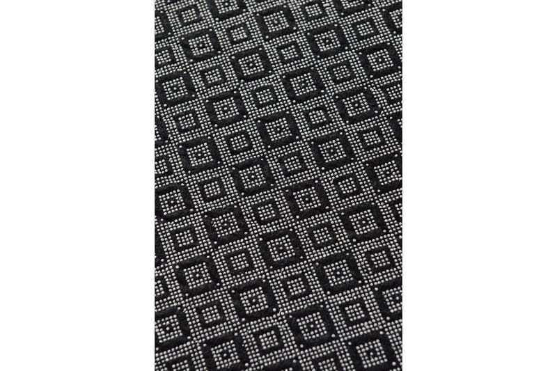 Chilai Tæppe 80x150 cm - Sort/Hvid - Tekstiler - Tæpper - Små tæpper