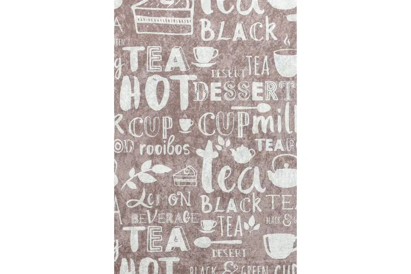 Cuppa Entrémåtte 80x200 cm - Beige/Hvid/Velour - Tekstiler - Tæpper - Hall måtte