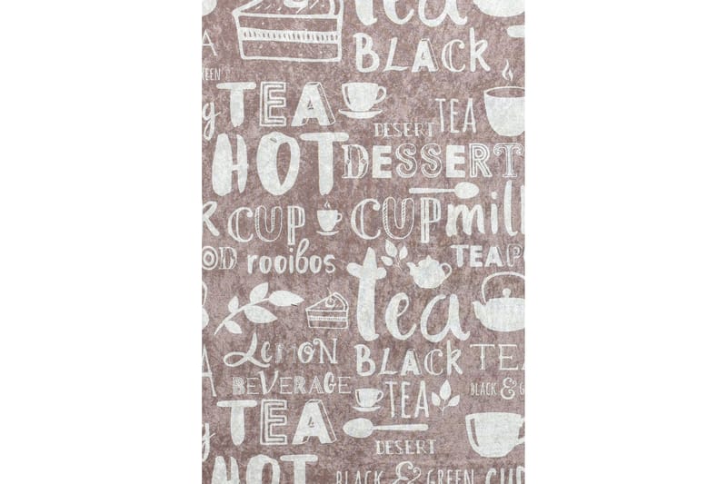 Cuppa Entrémåtte 80x200 cm - Beige/Hvid/Velour - Tekstiler - Tæpper - Små tæpper