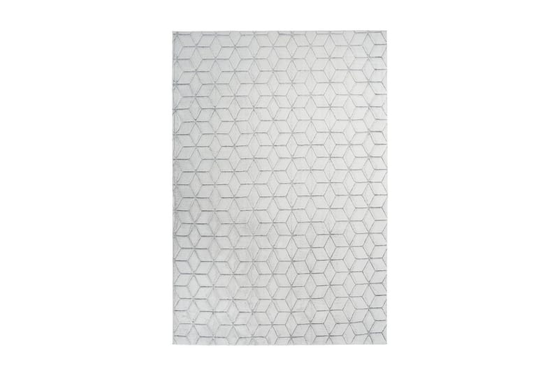 Deramsle tæppe Kl Hvid / Antracit 80x150 cm - Tæpper - Små tæpper