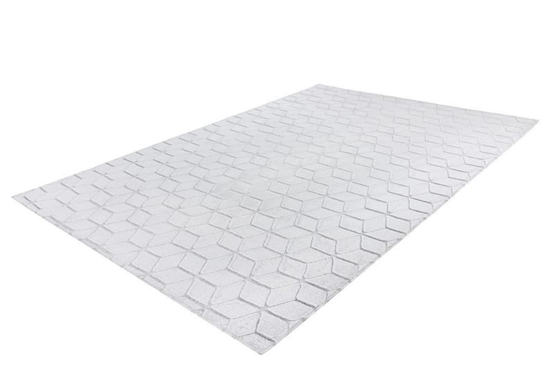Deramsle tæppe Kl Hvid / GråBlå 80x150 cm - Tæpper - Små tæpper
