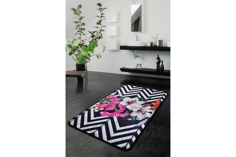 Durriken Tæppe 60x90 cm - Flerfarvet/Velour - Tekstiler - Tæpper - Små tæpper