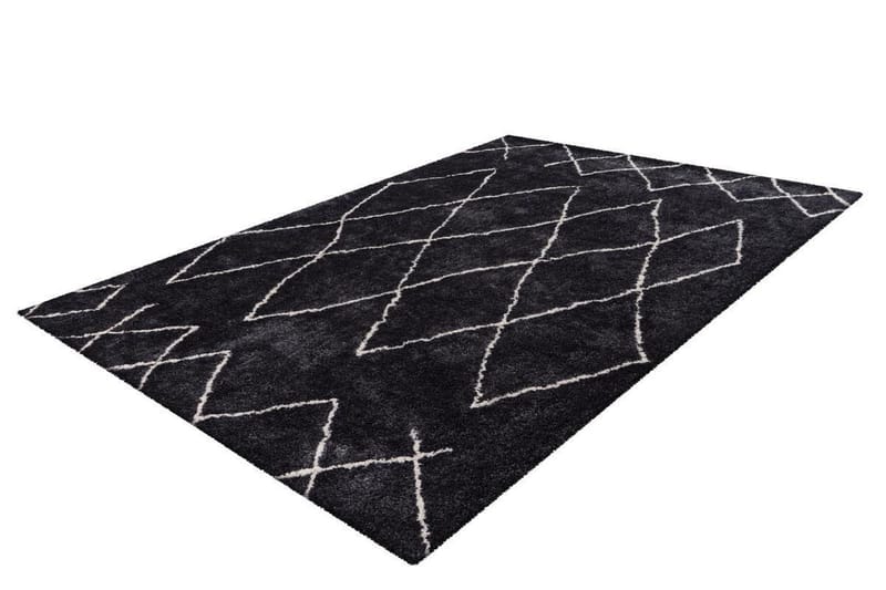 Ebatt Tæppe Gumar antracit 200x290 cm - Wiltontæpper - Store tæpper - Mønstrede tæpper