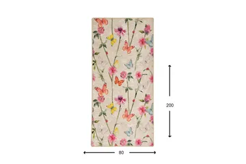 Fikret Entrémåtte 80x200 cm - Flerfarvet/Velour - Tekstiler - Tæpper - Hall måtte
