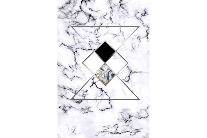 Homefesto Tæppe 50x80 cm - Multifarvet - Tekstiler - Tæpper - Moderne tæppe - Wiltontæpper