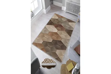 Homefesto Tæppe 50x80 cm - Multifarvet - Tekstiler - Tæpper - Små tæpper