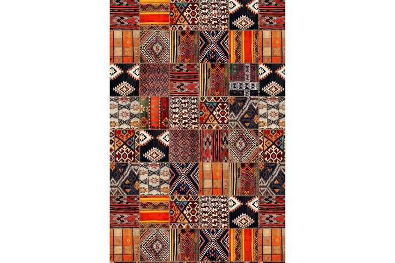 Homefesto Tæppe 50x80 cm - Multifarvet - Tekstiler - Tæpper - Moderne tæppe - Wiltontæpper