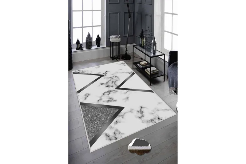 Homefesto Tæppe 50x80 cm - Multifarvet - Tekstiler - Tæpper - Små tæpper