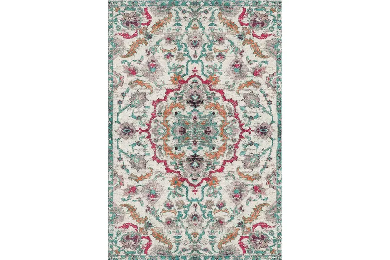 Homefesto Tæppe 60x100 cm - Multifarvet - Tekstiler - Tæpper - Moderne tæppe - Wiltontæpper