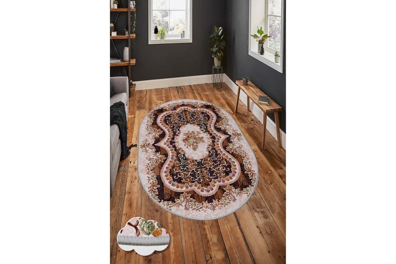 Homefesto Tæppe 60x100 cm - Multifarvet - Tekstiler - Tæpper - Moderne tæppe - Wiltontæpper