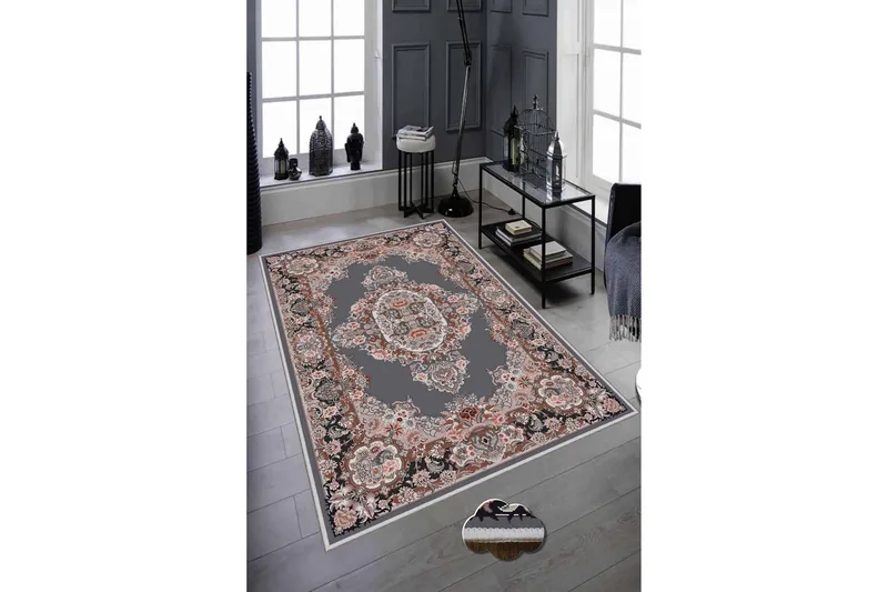 Homefesto Tæppe 60x100 cm - Multifarvet - Tekstiler - Tæpper - Moderne tæppe - Wiltontæpper