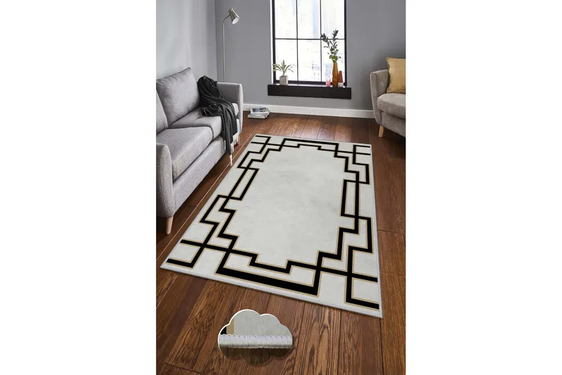 Homefesto Tæppe 60x100 cm - Multifarvet - Tekstiler - Tæpper - Moderne tæppe - Wiltontæpper