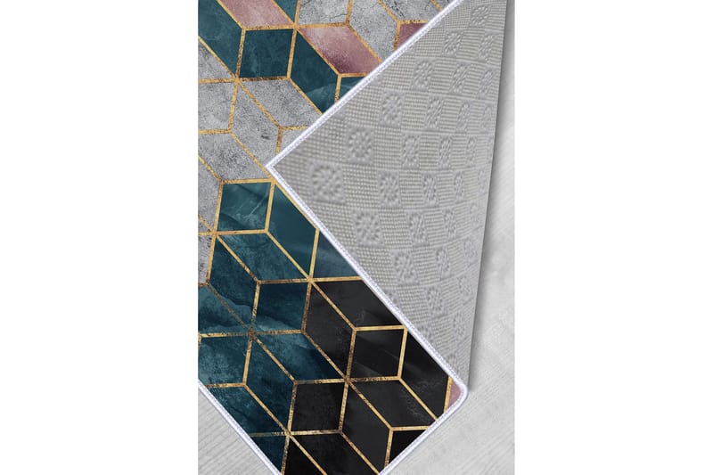 Homefesto Tæppe 80x120 cm - Multifarvet - Wiltontæpper - Små tæpper - Mønstrede tæpper