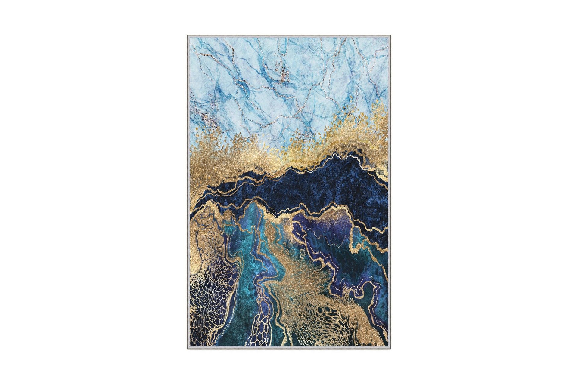 Homefesto Tæppe 80x120 cm - Multifarvet - Tekstiler - Tæpper - Moderne tæppe - Wiltontæpper