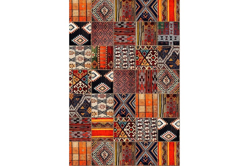 Homefesto Tæppe 80x120 cm - Multifarvet - Tekstiler - Tæpper - Moderne tæppe - Wiltontæpper