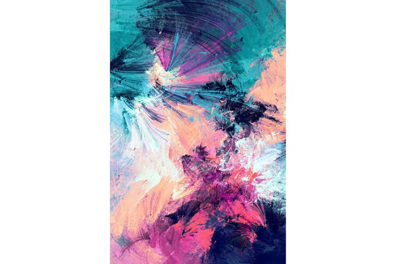 Homefesto Tæppe 80x120 cm - Multifarvet - Tekstiler - Tæpper - Moderne tæppe - Wiltontæpper