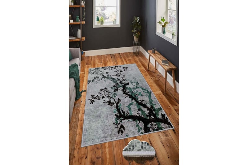 Homefesto Tæppe 80x150 cm - Multifarvet - Tekstiler - Tæpper - Moderne tæppe - Wiltontæpper