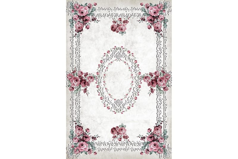 Homefesto Tæppe 80x150 cm - Multifarvet - Tekstiler - Tæpper - Moderne tæppe - Wiltontæpper