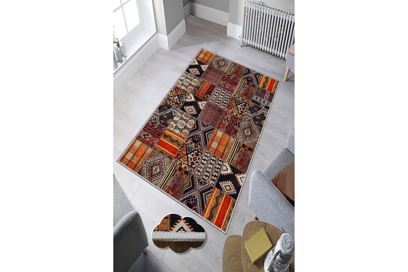 Homefesto Tæppe 80x150 cm - Multifarvet - Tekstiler - Tæpper - Små tæpper