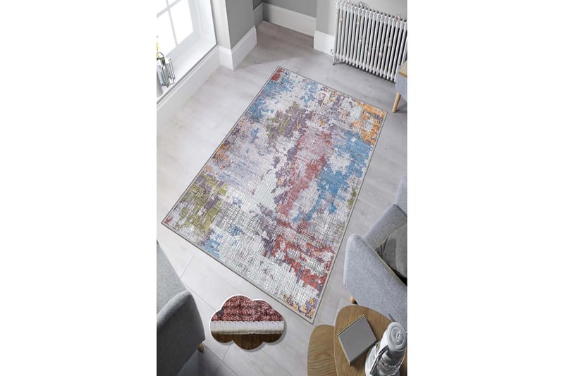 Homefesto Tæppe 80x150 cm - Multifarvet - Tekstiler - Tæpper - Små tæpper