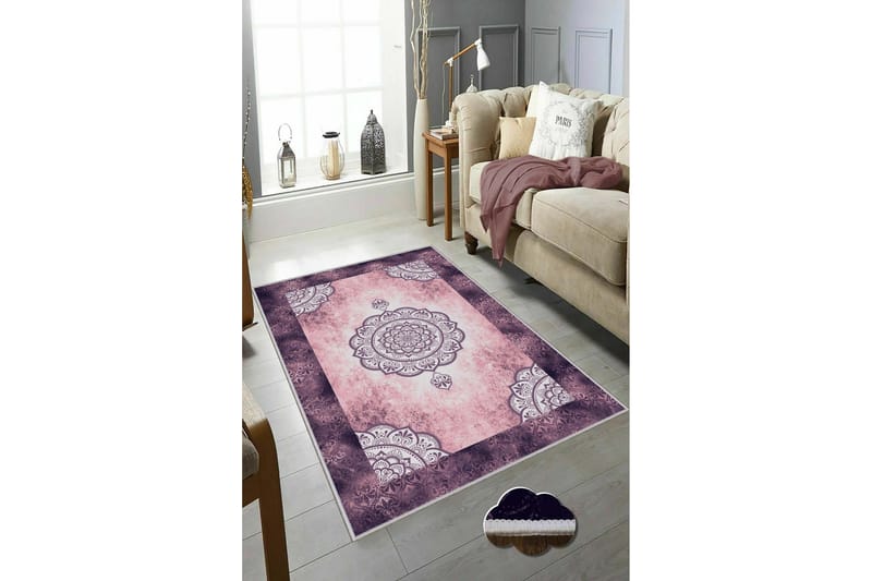 Homefesto Tæppe 80x150 cm - Multifarvet - Tekstiler - Tæpper - Moderne tæppe - Wiltontæpper