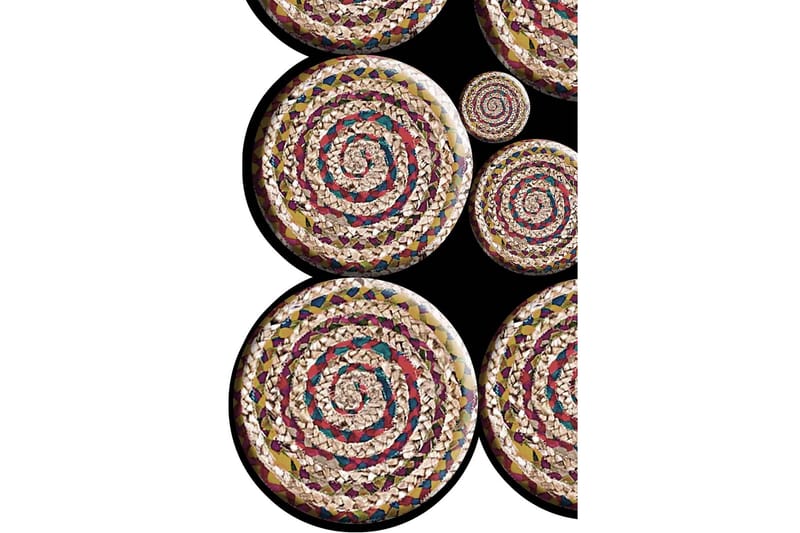 Homefesto Tæppe 80x150 cm - Multifarvet - Tekstiler - Tæpper - Moderne tæppe - Wiltontæpper