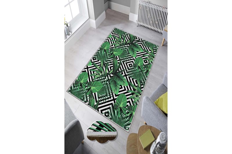 Homefesto Tæppe 80x150 cm - Multifarvet - Tekstiler - Tæpper - Moderne tæppe - Wiltontæpper