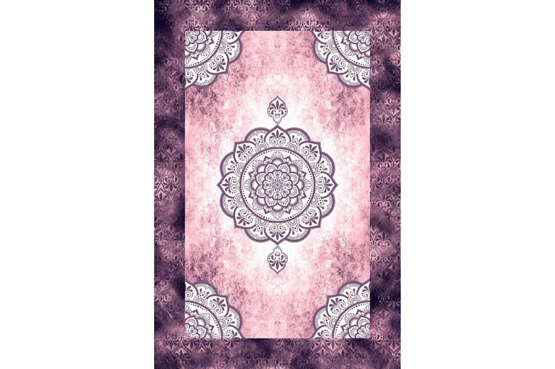 Homefesto Tæppe 80x150 cm - Multifarvet - Tekstiler - Tæpper - Moderne tæppe - Wiltontæpper