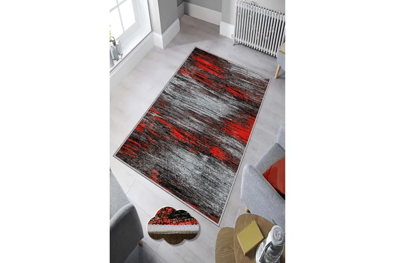 Homefesto Tæppe 80x150 cm - Multifarvet - Tekstiler - Tæpper - Moderne tæppe - Wiltontæpper