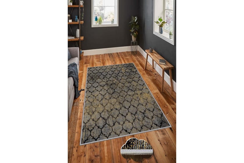 Homefesto Tæppe 80x150 cm - Multifarvet - Tekstiler - Tæpper - Moderne tæppe - Wiltontæpper