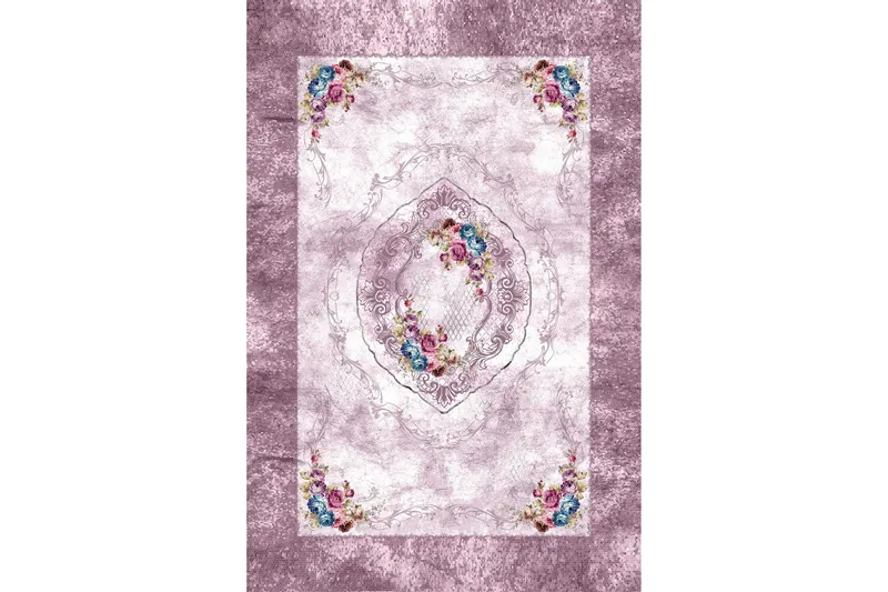 Homefesto Tæppe 80x150 cm - Multifarvet - Tekstiler - Tæpper - Moderne tæppe - Wiltontæpper