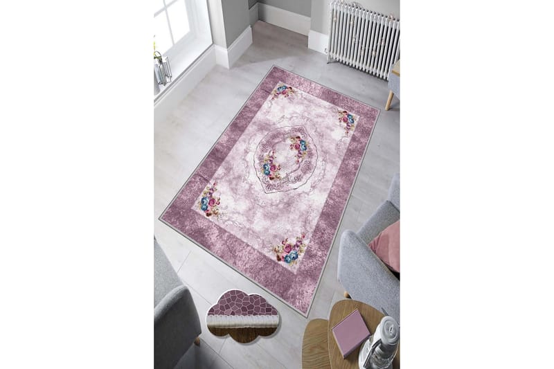 Homefesto Tæppe 80x150 cm - Multifarvet - Tekstiler - Tæpper - Moderne tæppe - Wiltontæpper