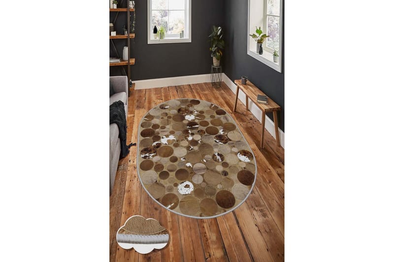 Homefesto Tæppe 80x300 cm - Multifarvet - Tekstiler - Tæpper - Moderne tæppe - Wiltontæpper