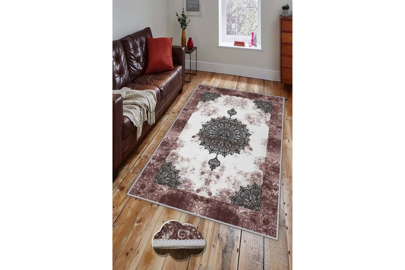 Homefesto Tæppe 80x300 cm - Multifarvet - Tekstiler - Tæpper - Moderne tæppe - Wiltontæpper